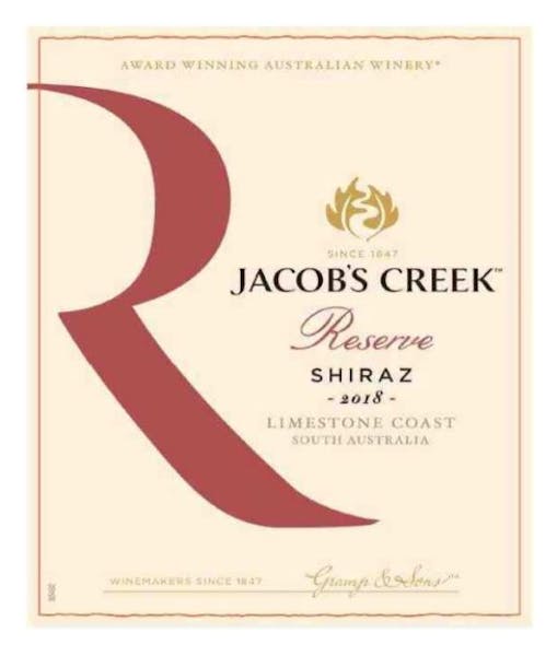 Jacobs Creek 'Reserve' Shiraz 2018