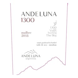 Andeluna 1300 Malbec 2019 image