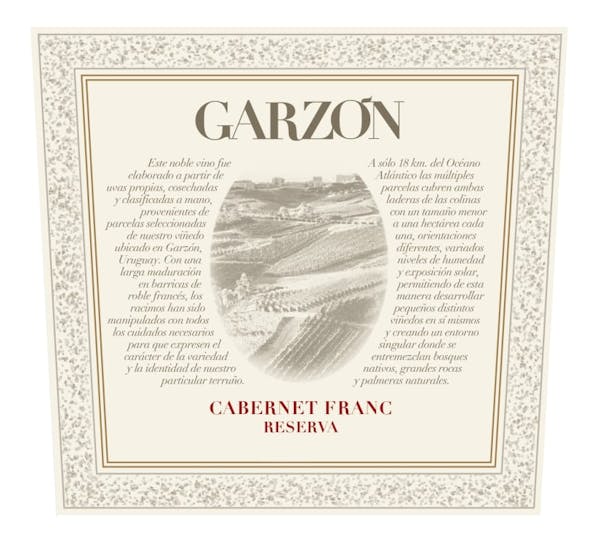 Bodega Garzon 'Reserva' Cabernet Franc 2019