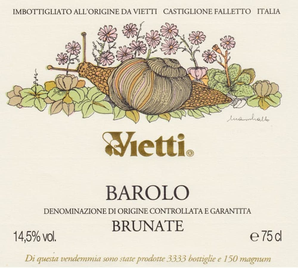 Vietti Brunate Barolo 2017 Italian Red