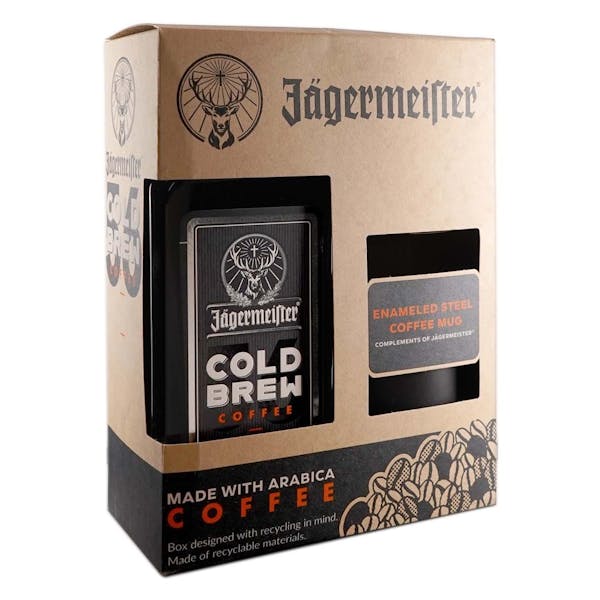Jagermeister 'Cold Brew' Gift w/mug Coffee Liqueur 750m