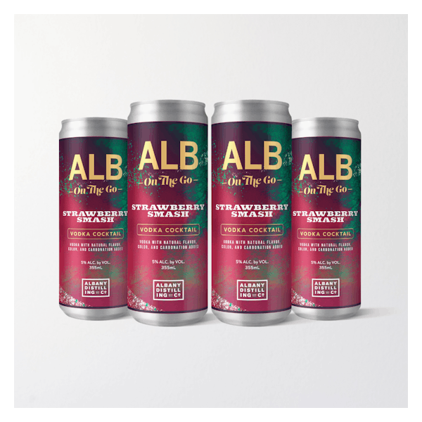 ALB On The Go Strawberry Smash 4-355ml Cans