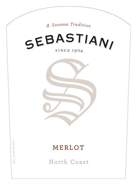 Sebastiani Vineyards 'North Coast' Merlot 2018