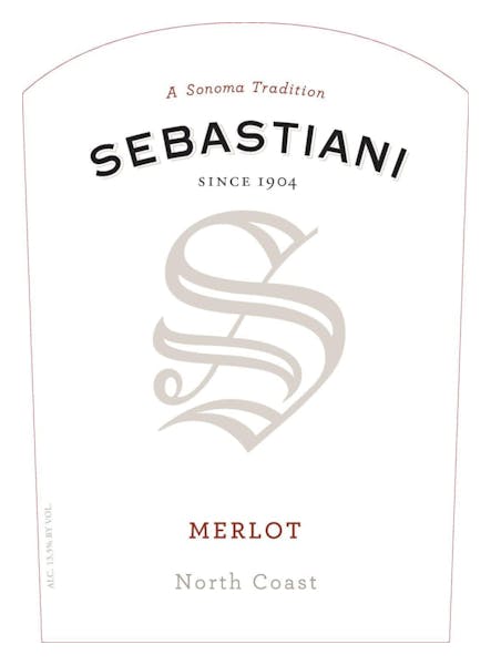 Sebastiani Vineyards 'North Coast' Merlot 2018