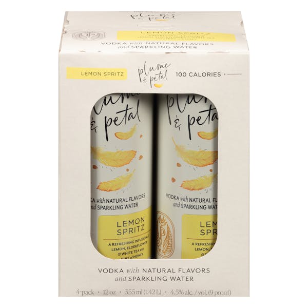 Plume & Petal Lemon Spritz 4-355ml Cans