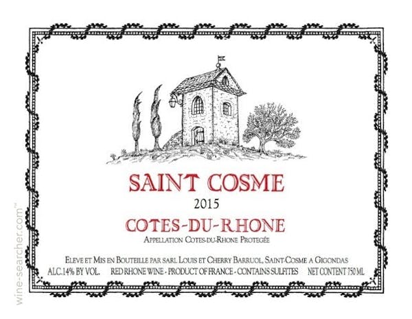 Saint Cosme Cotes de Rhone Rouge 2020