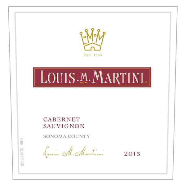 Louis M. Martini 'Sonoma' Cabernet Sauvignon 2018