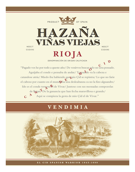 Bodegas Abanico Hazana Vinas Viejas 2019