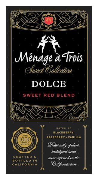 Menage a Trois Dolce Sweet Red Blend