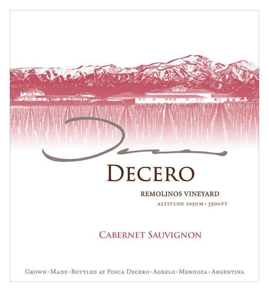 Finca Decero 'Remolinos Vnyd' Cabernet Sauvignon 2018