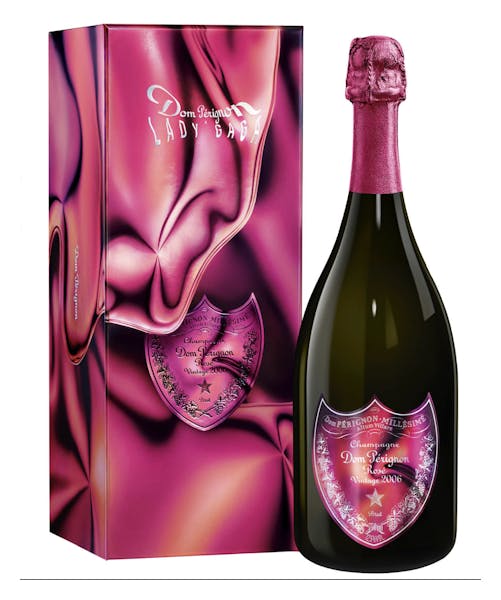 Dom Perignon 'Lady Gaga' Brut Rose 2006 Gift Box