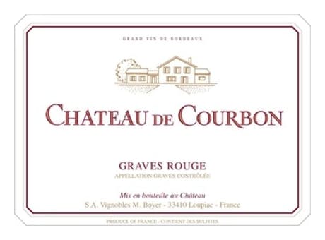 Chateau de Courbon Graves Rouge 2015