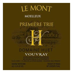 Domaine Huet 'Le Mont' Vouvray Moelleux 1er Trie 2020 image