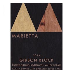 Marietta Cellars'Gibson Block' Syrah Single Vineyard 2018 image