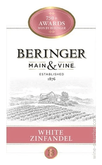Beringer 'Main & Vine' White Zinfandel