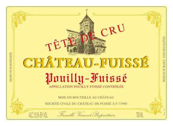 Chateau Fuisse 'Tete de Cuvee' Pouilly Fuisse 2019