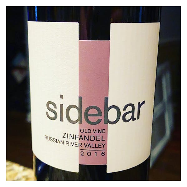 Sidebar Cellars by David Ramey Zinfandel 2018