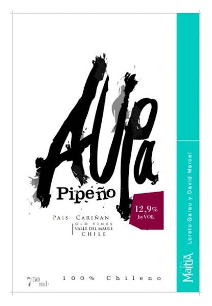 Vina Maitia 'Aupa' Pais/Carignan 2021