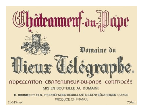 Le Vieux Telegraphe Chateauneuf du Pape 2019