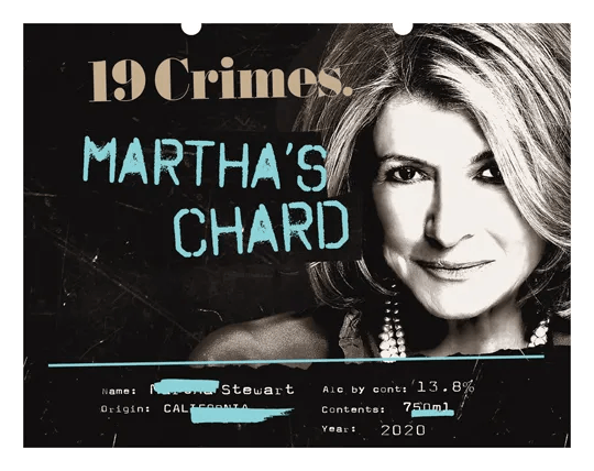 19 Crimes Martha's Chardonnay 2021