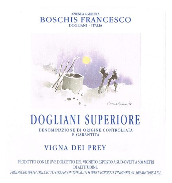 F. Boschis 'Vigna dei Prey' Dolceto di Dogliani 2019