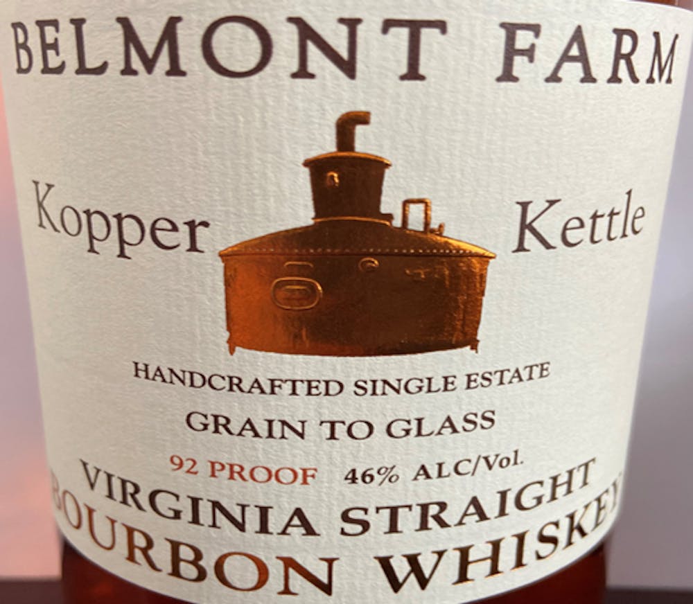 Belmont Farms Kopper Kettle Straight Bourbon 750ml Bourbon