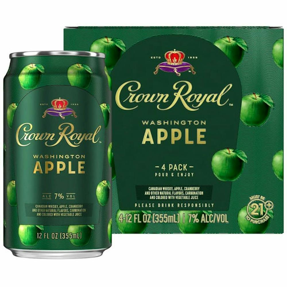 Crown Royal Washington Apple Cocktails 4355ml Cans Whiskey