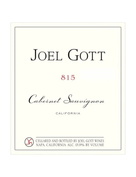 Joel Gott 'No. 815' Cabernet Sauvignon 2019