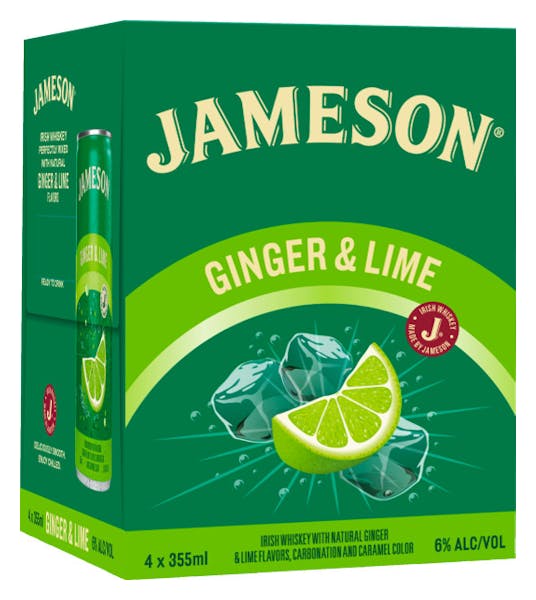 Jameson Ginger & Lime 4-355ml Cans