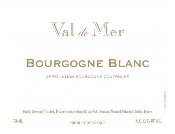 Val de Mer Bourgogne Blanc 2020