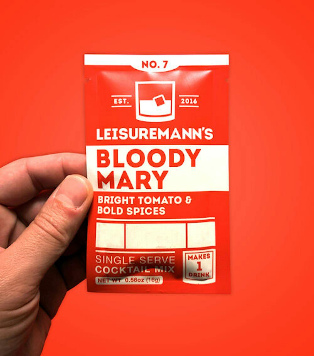 Leisuremann's Bloody Mary Single Serve Packet Cocktail Mixers