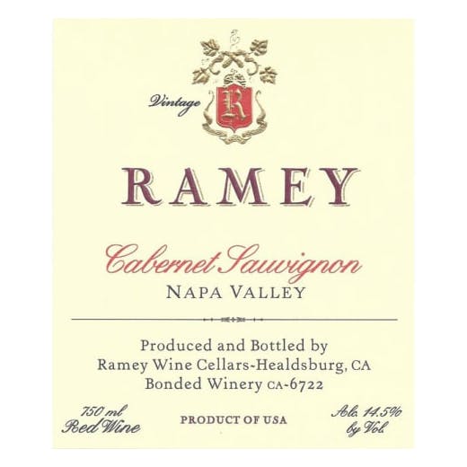 Ramey 'Napa Valley' Cabernet Sauvignon 2016