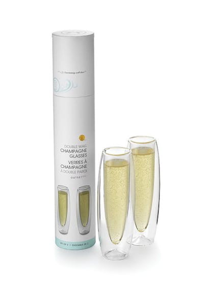 Double Wall Champagne Glasses (Set of 2)