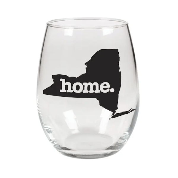 Home Stemless Wine Glass - New York