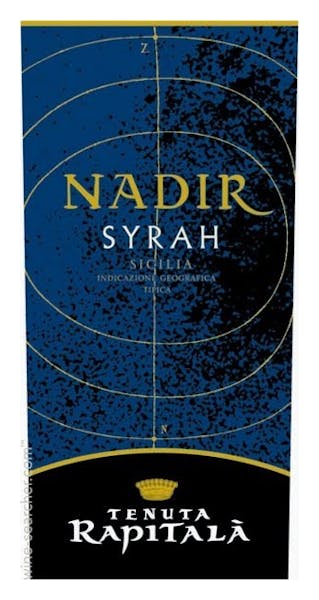 Tenuta Rapitala 'Nadir' Syrah 2018