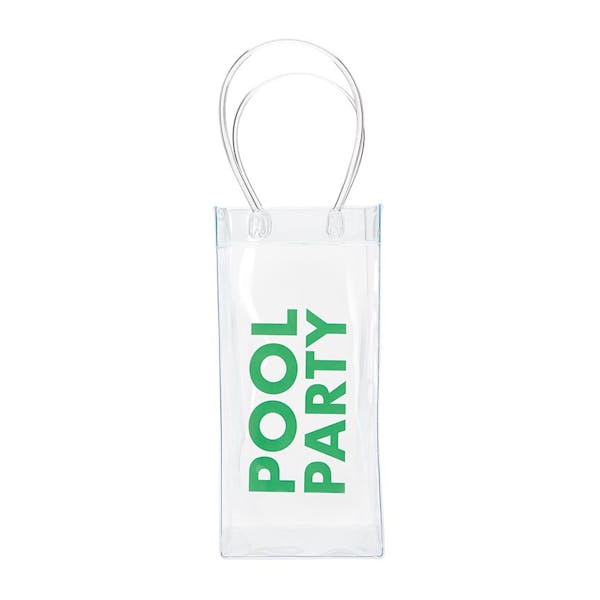 Pool Party Clear Wine Bag