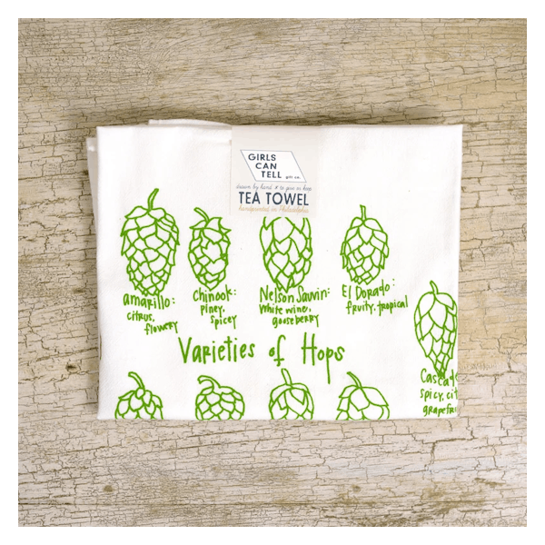Hops Tea Towel