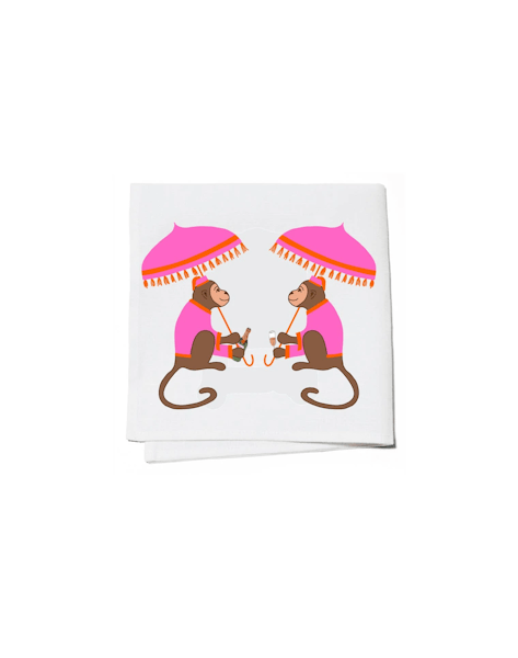 Cocktail Napkins - Monkey Business- Set of 4