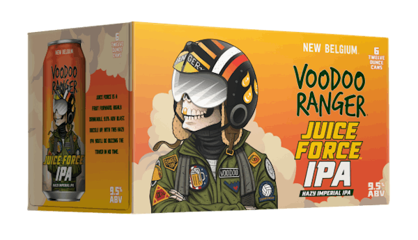New Belgium Voodoo Ranger Juice Force Hazy IPA 6-12oz