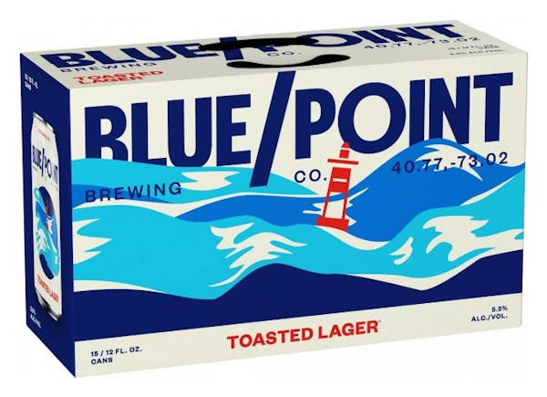 Blue Point Brewing Toasted Lager 15-12oz Cans