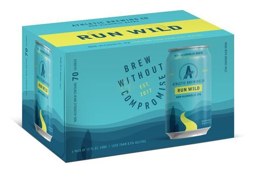 Athletic Brewing Co. Run Wild IPA 6-12oz Cans