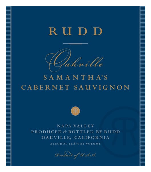 Rudd Estate Samantha's Cabernet Sauvignon 2018