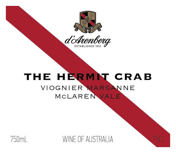 d'Arenberg Hermit Crab Marsanne-Viognier 2021