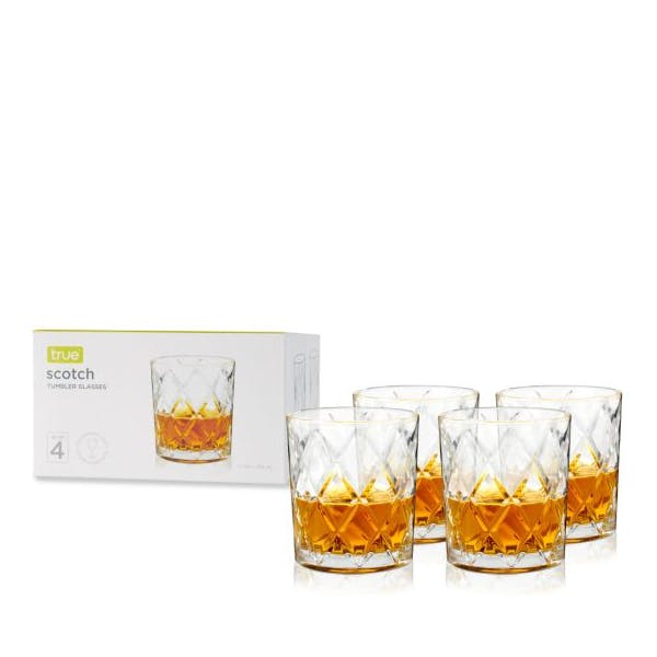 Scotch Glasses by True Set of 4