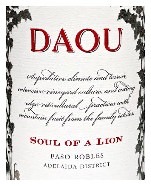 Daou 'Soul of A Lion' Bordeaux Blend 2019