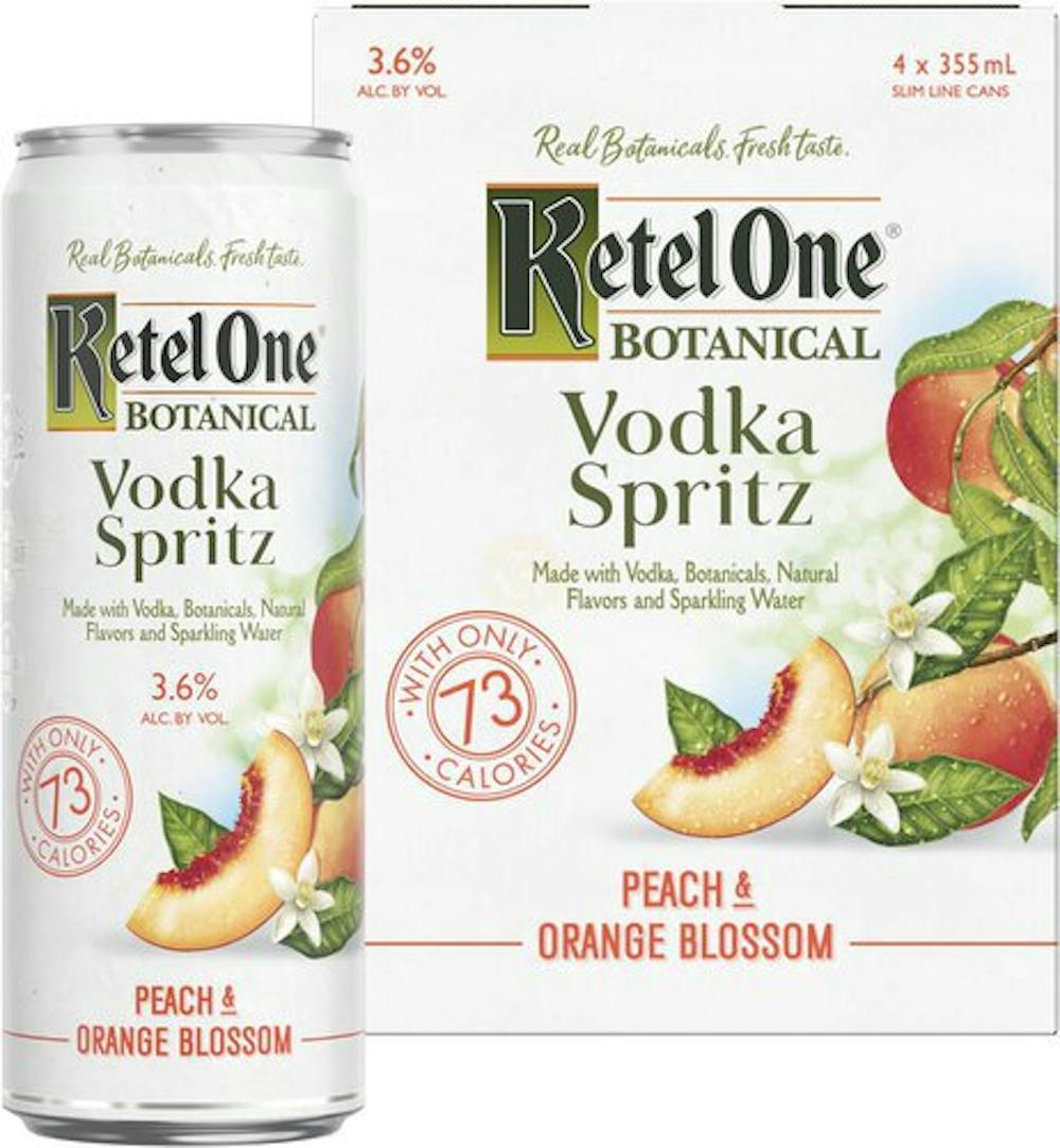 Ketel One Botanicals Cocktail Peach Blossom 4355ml Cans Ready to Go
