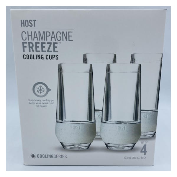 Champagne FREEZE Cooling Cups by HOST (set of 4)