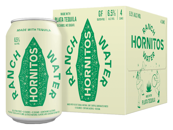 Hornitos Ranch Water Can 4-355ml Cans