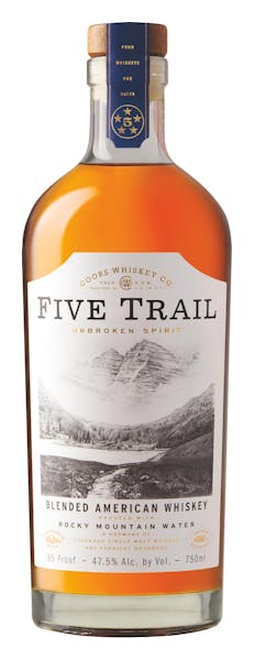 Coors Whiskey Co 'Five Trail' Blended American Whiskey 750ml