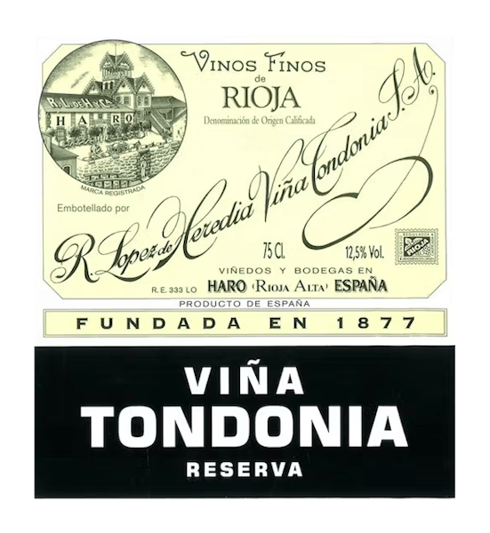 Lopez de Heredia 'Tondonia' Reserva Rioja 2010
